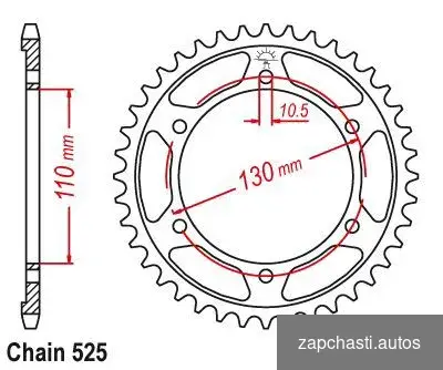 Купить Звезда ведомая JTR1876.45ZBK