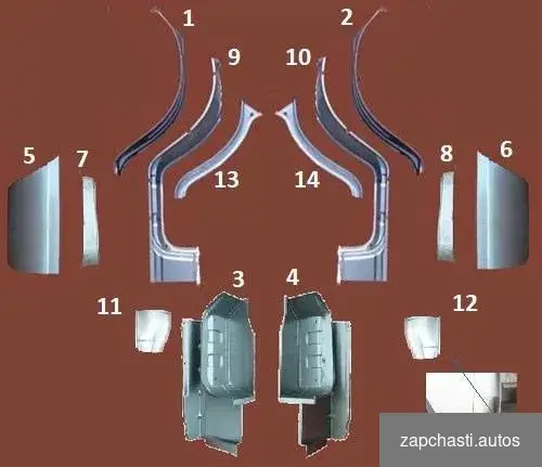 Купить Рем комплект кузова газель 3302