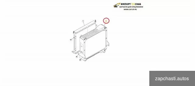 Купить JCB 3cx радиатор охлаждения 332/G3762 (30/915200)