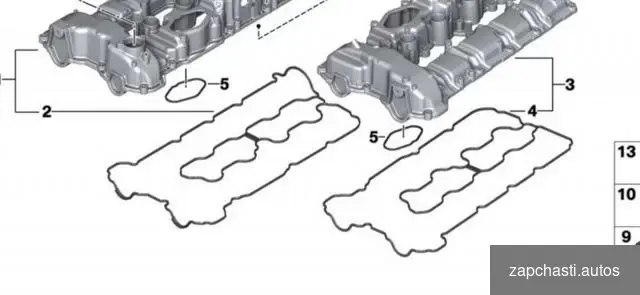 Прокладки крышки блока головки цилиндров BMW #2 купить