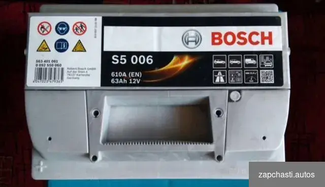 Купить Купить аккумулятор автомобильный Bosch 63Ah Б/у