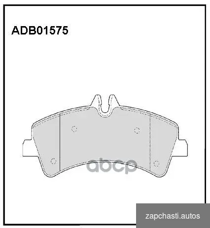Купить Колодки тормозные дисковые перед ADB01575