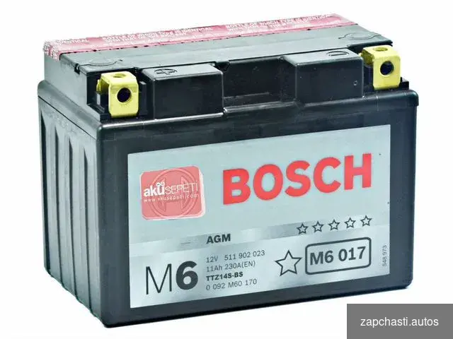 Аккумулятор bosch M6 12V 11Ah