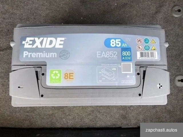 автомобильный EXIDE PREMIUM ea852 R 85Ah 800А