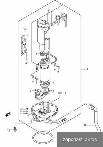 сидит очень плотнo suzuki 15201-35F00-1шт