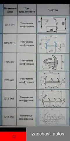 Купить Уплотнители для фургонов