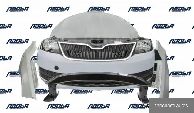 Бампер передний skoda Rapid Шкода