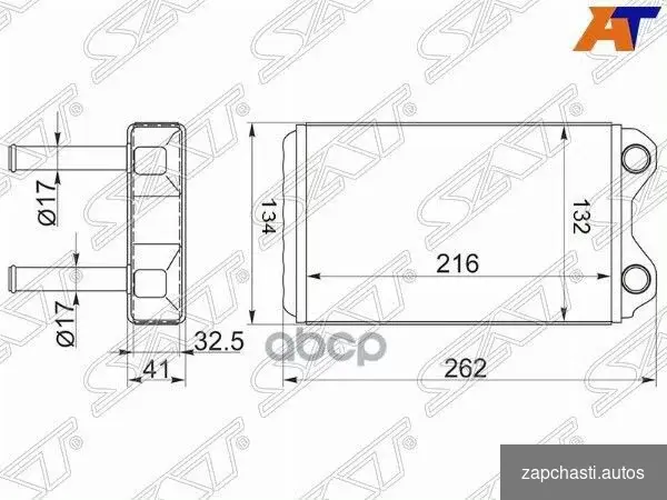 Купить Радиатор отопителя салона toyota corolla/sprint