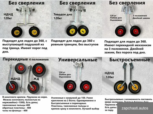 Транцевые колеса для лодок пвх нднд жд универсал #0 купить