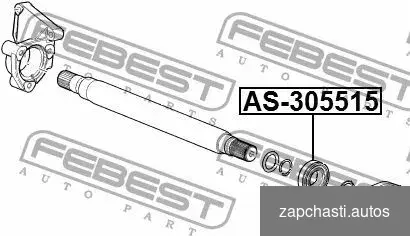 Купить AS305515 Подшипник приводного вала 30x55x15.5 mercedes c 300