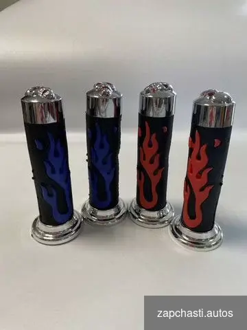 Купить Грипсы fire skull blue 5211