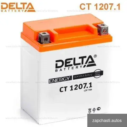 Купить Аккумулятор на Мотоцикл 12v 7Ач Delta CT1207.1