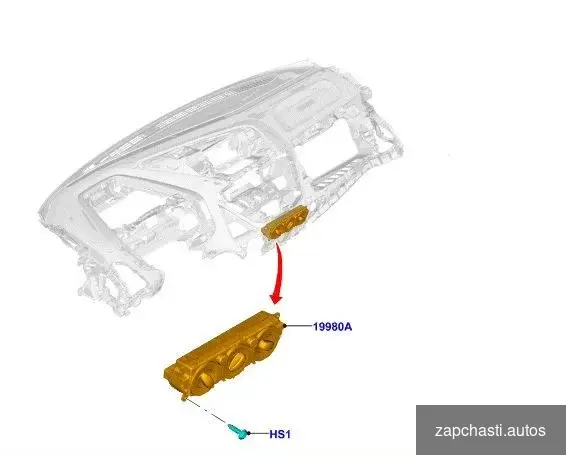 Купить Блок управления отопителя Ford Transit 8 MK8